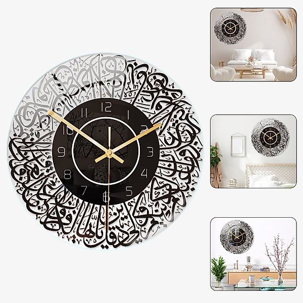 ZEUOPQ Wanduhr Wanduhr, geräuschloses Uhrwerk, Acrylmaterial, günstig online kaufen