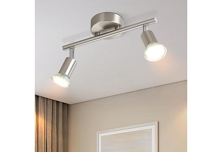 Nettlife Deckenstrahler 1/2/3/4/6 Flammig Wand Modern Deckenleuchte, Schwen günstig online kaufen