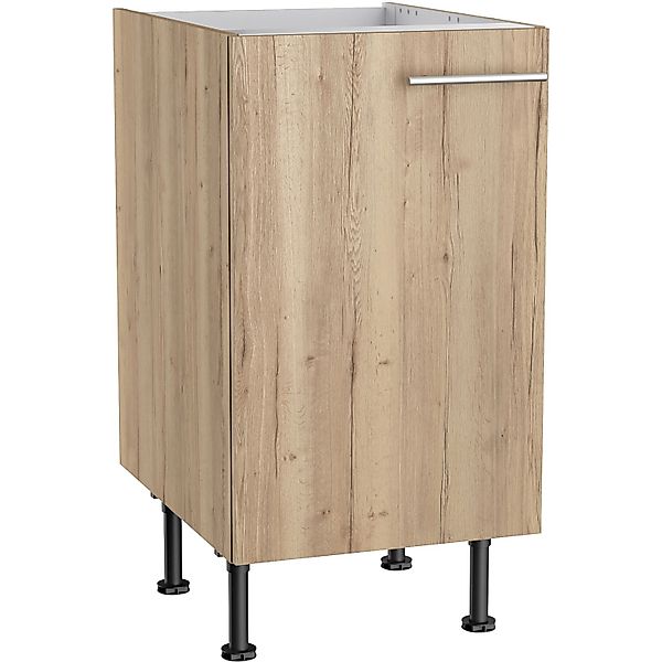 Optifit Küchen-Spülenunterschrank Erik290 45 cm x 87 cm x 58,4 cm Wildeiche günstig online kaufen