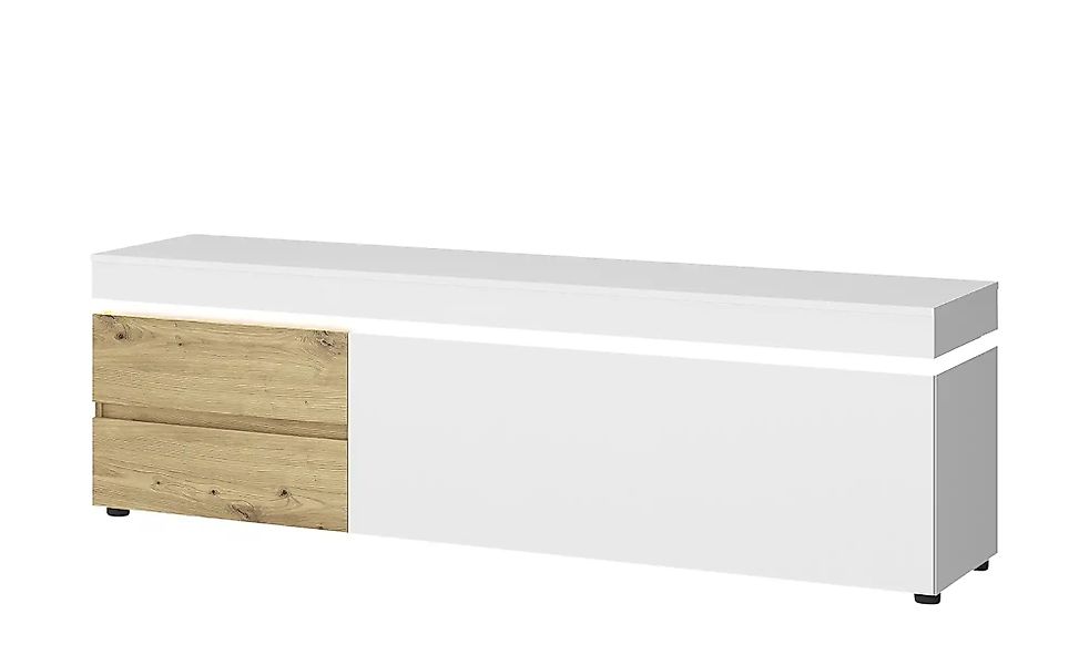 Lowboard  Luci ¦ weiß ¦ Maße (cm): B: 181 H: 57 T: 48.0 Kommoden & Sideboar günstig online kaufen