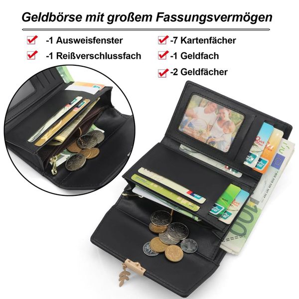 OKWISH Geldbörse Damenbörse Klein Geldbeutel Slim günstig online kaufen