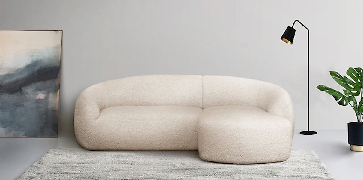 LeGer Home by Lena Gercke Ecksofa "YANI, L-Form, Designersofa, organische F günstig online kaufen