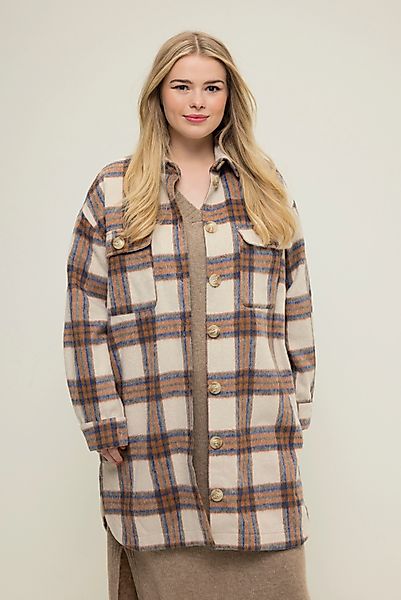 Studio Untold Sommerjacke Karo-Hemdjacke long und günstig online kaufen