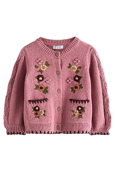 Next Strickjacke Strickjacke mit Blümchenmuster (1-tlg) günstig online kaufen