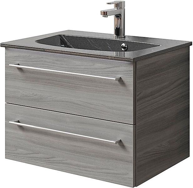 Saphir Waschtisch »Serie 6025 Mineralmarmor-Waschtisch mit Unterschrank, 67 günstig online kaufen