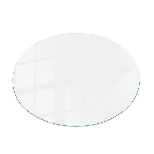 Tulup Tischplatte Farbe Weiß Glatt Glas für Tischplatte 50x50 cm Weiß Tisch günstig online kaufen