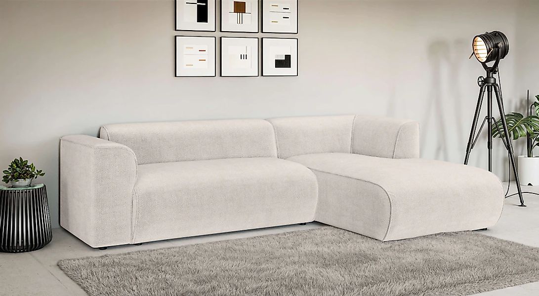 Home affaire Ecksofa "MERID L-Form (257 cm), zeitlos & stilvolles Design," günstig online kaufen