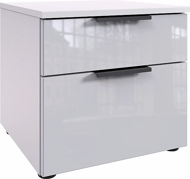 Wimex Nachtkommode "Level36 black C by fresh to go", Nachttisch mit Glasele günstig online kaufen
