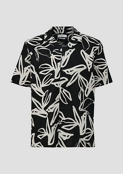 s.Oliver BLACK LABEL Kurzarmhemd Hemd aus Leinenmix günstig online kaufen