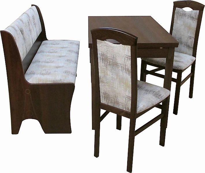 Home affaire Essgruppe "Halle", (Set, 4 tlg.), mit Truhenbank günstig online kaufen