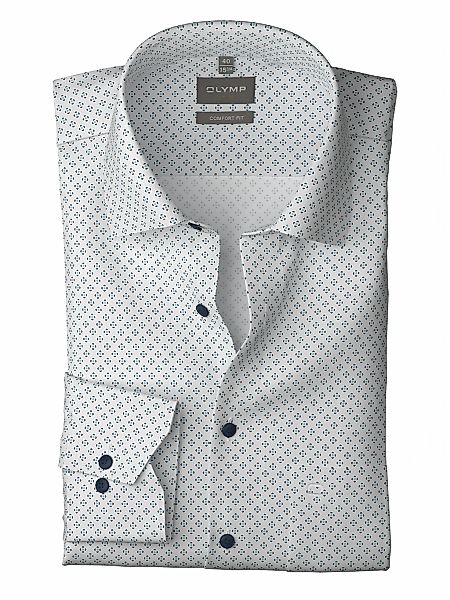OLYMP Langarmhemd "Luxor comfort fit", Minimalmuster, Comfort Fit, Business günstig online kaufen
