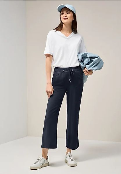 Straight Leg Viskose Hose günstig online kaufen