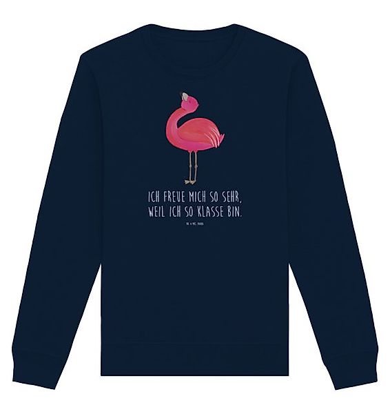 Mr. & Mrs. Panda Longpullover Größe L Flamingo Stolz - French Navy - Gesche günstig online kaufen