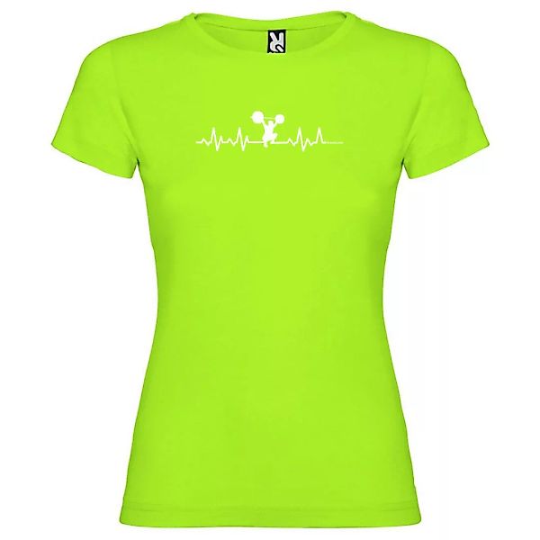 Kruskis Fitness Heartbeat Kurzärmeliges T-shirt M Light Green günstig online kaufen