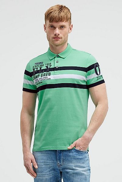CAMP DAVID Poloshirt mit Stickerei günstig online kaufen