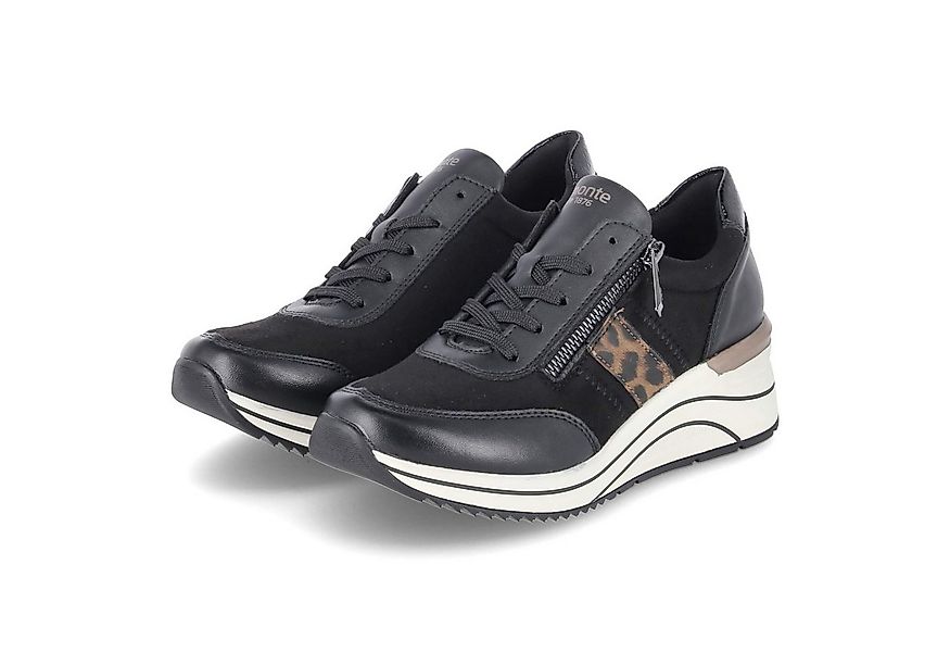 Remonte Remonte D0T09-04 Damen Textil & Synthetik schwarz Schnürschuh günstig online kaufen