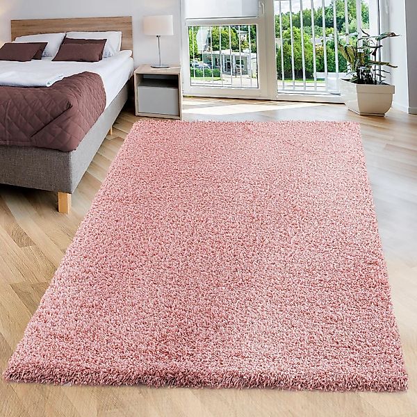 Sanat Hochflor-Teppich "LOCA" rechteckig 30 mm Höhe Wohnzimmer, Langflor, S günstig online kaufen