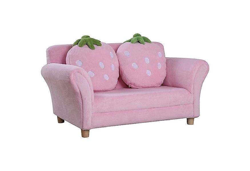 HOMCOM Sofa Kinder Erdbeersofa günstig online kaufen