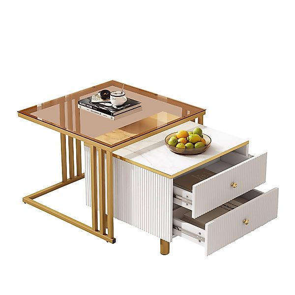 HAUSS SPOLE Couchtisch 2er Set quadratische günstig online kaufen