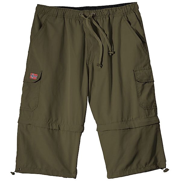 ABRAXAS Bermudas Abraxas Zipp-off-Bermuda khaki Übergröße günstig online kaufen