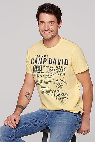 CAMP DAVID Rundhalsshirt aus Baumwolle günstig online kaufen
