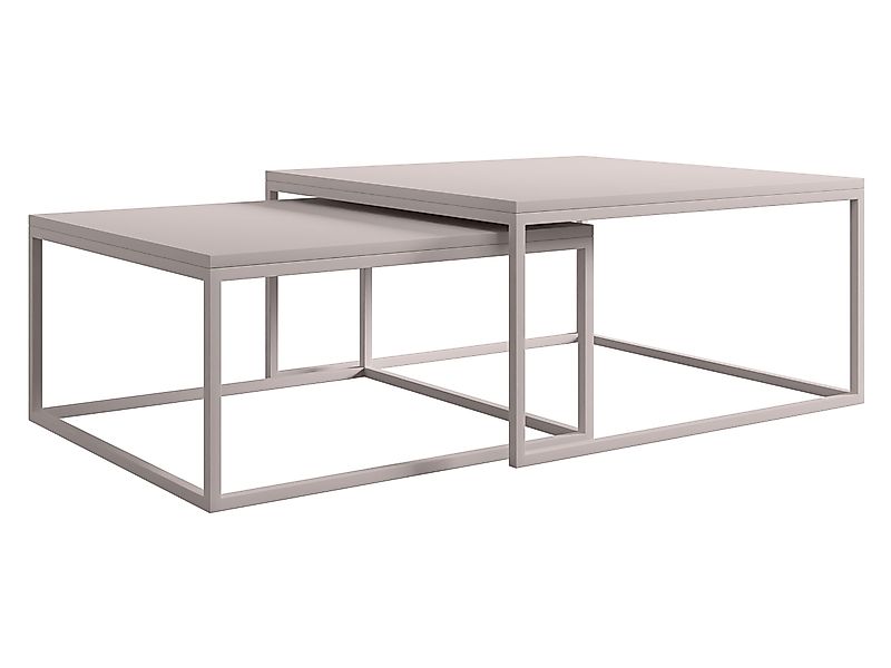 MIRJAN24 Couchtisch Dual Cashmere (2er-Set), Cashmere günstig online kaufen