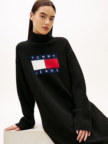 Tommy Jeans Strickkleid TJW TURTLENECK FLAG DRESS EXT günstig online kaufen