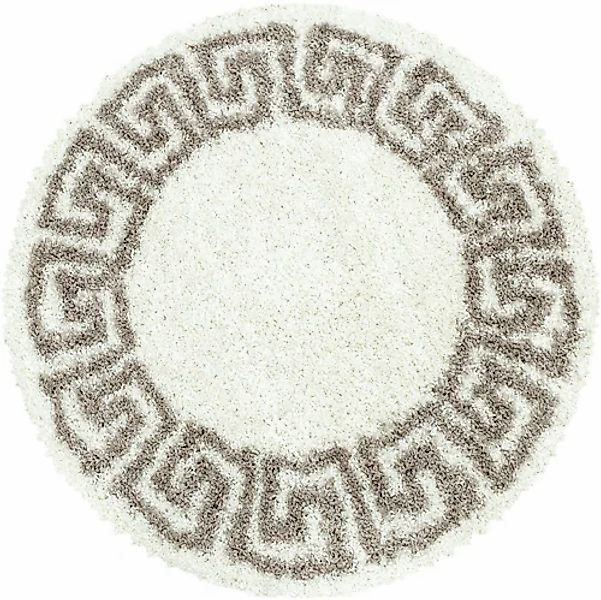 Ayyildiz Teppiche Hochflor-Teppich »HERA 3301«, rund, 50 mm Höhe günstig online kaufen