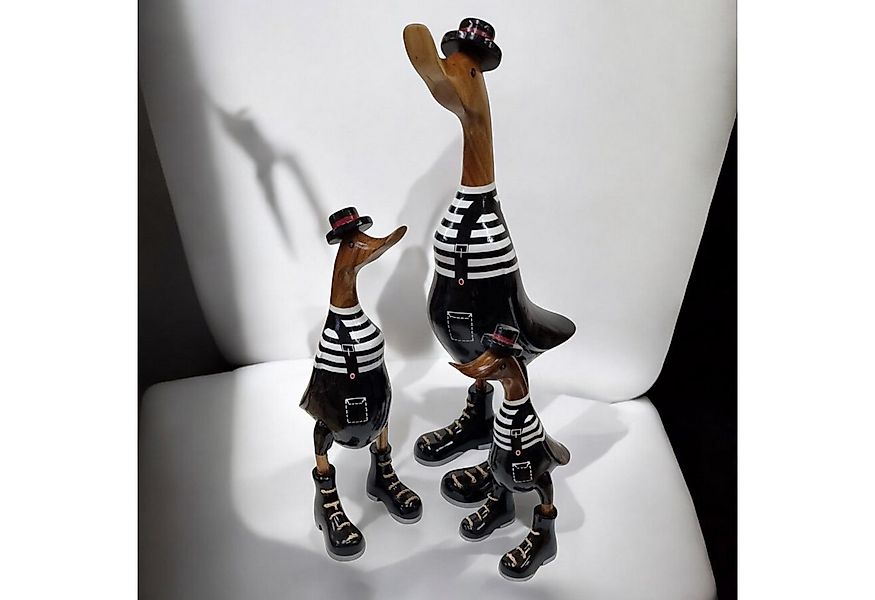 Kinaree Dekofigur Deko Enten Holz Straßenkünstler, Unikat, handgefertigt, I günstig online kaufen