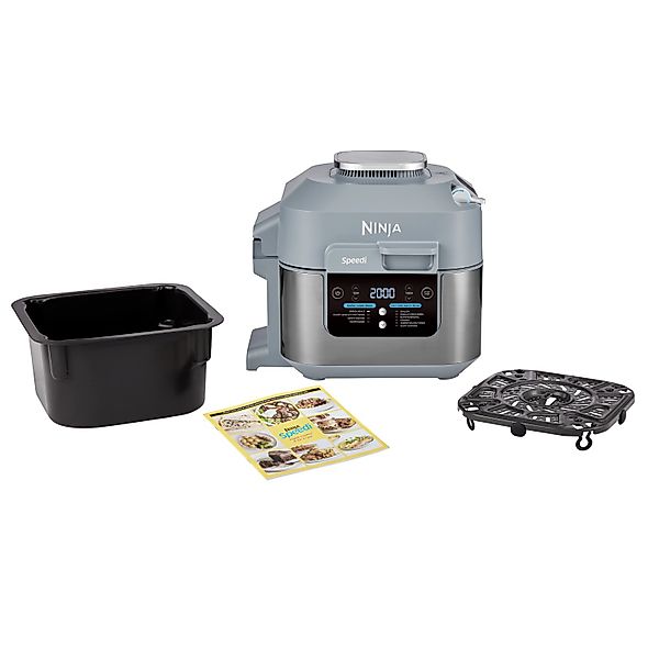 Ninja Cooking System und Heißluftfritteuse ON400DE Speedi Rapid Hellgrau günstig online kaufen