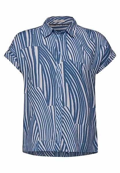 Cecil Klassische Bluse Printed Shirt Collar Blouse günstig online kaufen