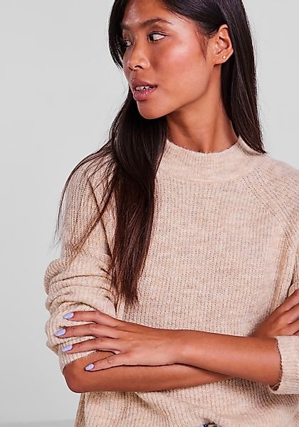 pieces Rundhalspullover PCELLEN LS O-NECK KNIT günstig online kaufen