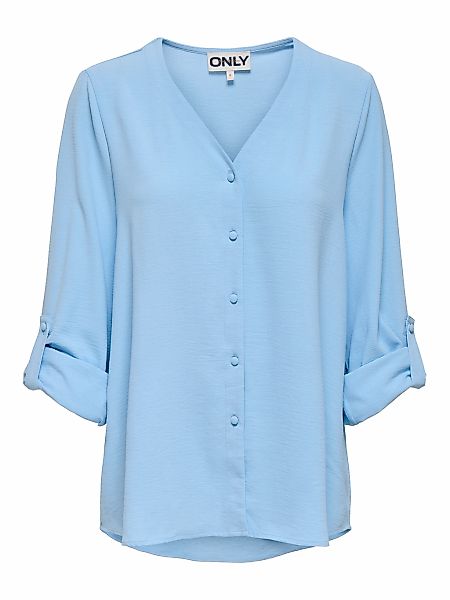 ONLY Shirtbluse "ONLJANA METTE V-NECK LS SHIRT NOOS WVN" günstig online kaufen