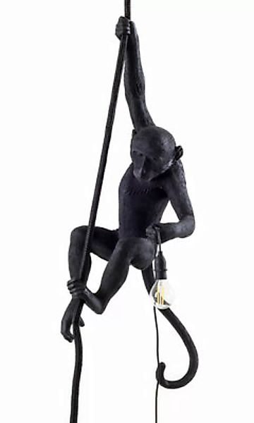 Outdoor-Hängelampe Monkey Hanging plastikmaterial schwarz / outdoorgeeignet günstig online kaufen