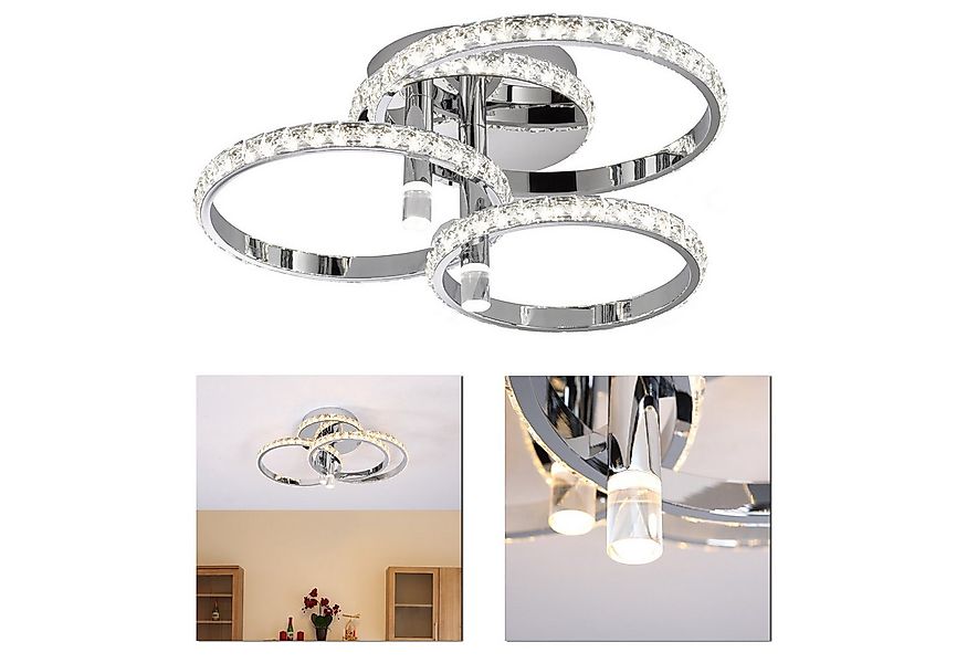 Home4Living LED Deckenleuchte Wohnzimmerlampe Deckenlampe 31W modern Lichtr günstig online kaufen