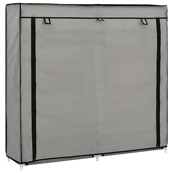 vidaXL Schuhschrank mit Abdeckung Grau 115 x 28 x 110 cm Stoff 282434 günstig online kaufen