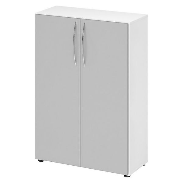 bümö Aktenschrank basic Aktenschrank Dekor: Weiß/Grau günstig online kaufen