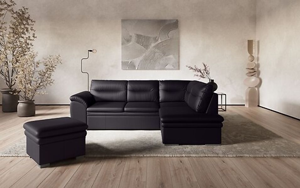 COTTA Ecksofa »Leandra L-Form«, wahlweise mit Bettfunktion & Bettkasten günstig online kaufen