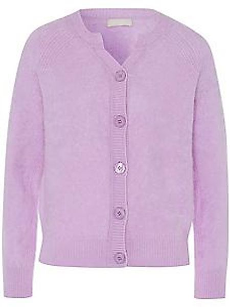 Strickjacke aus 100% Kaschmir Peter Hahn lila günstig online kaufen