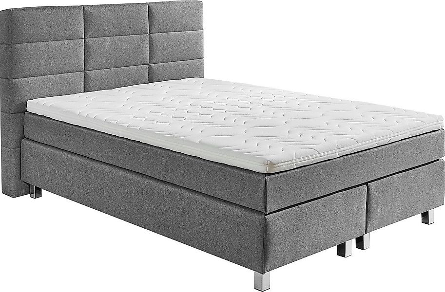 Westfalia Schlafkomfort Boxspringbett wahlweise mit Kaltschaum-Topper günstig online kaufen