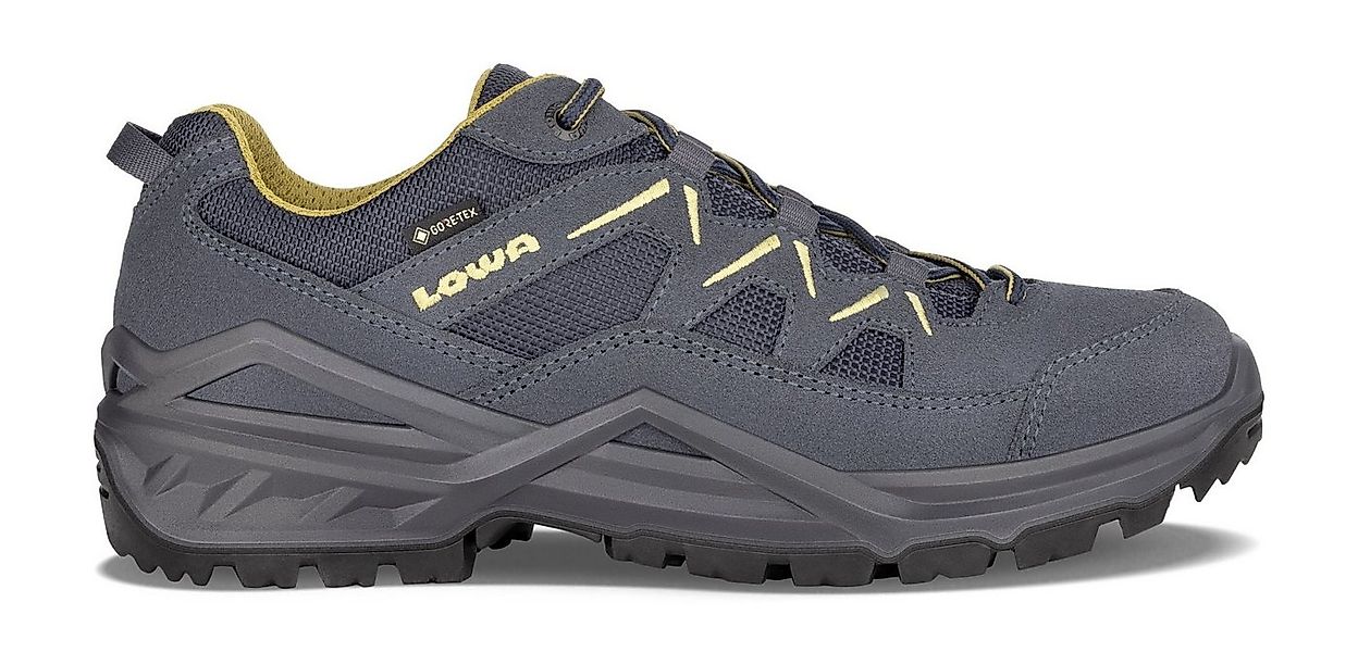 Lowa SIRKOS EVO GTX LO STAHLBLAU/SENF Wanderschuh günstig online kaufen
