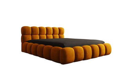 Luxusbetten24 Polsterbett Designer Polsterbett Boston Samt, günstig online kaufen