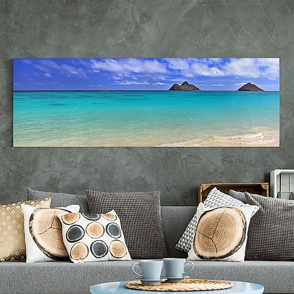 Leinwandbild Strand - Panorama Paradise Beach günstig online kaufen