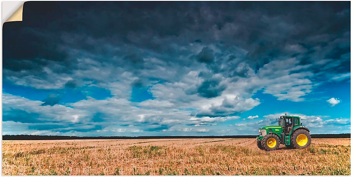 Artland Wandbild "Traktor Landschaftsfotografie", Traktoren, (1 St.), als P günstig online kaufen