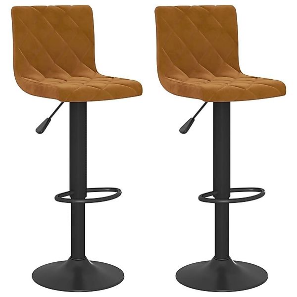 vidaXL Barhocker Barhocker 2 Stk. Braun günstig online kaufen