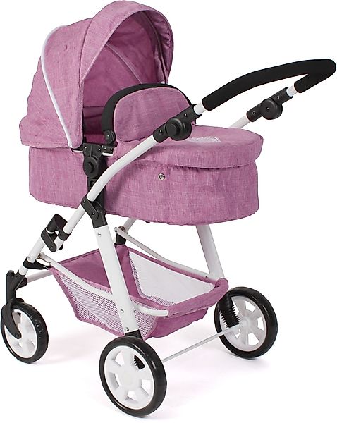 CHIC2000 Kombi-Puppenwagen Nele, Jeans Pink, zusammenklappbar günstig online kaufen