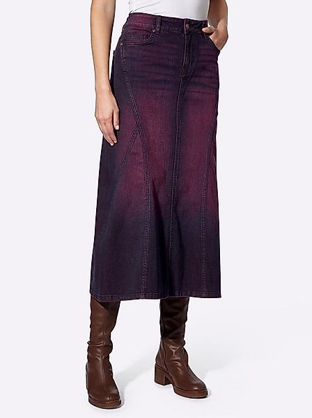 heine A-Linien-Rock Jeans-Rock günstig online kaufen