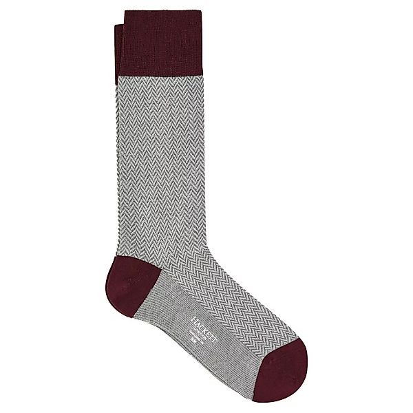 Hackett Herringbone Socken M-L Grey günstig online kaufen