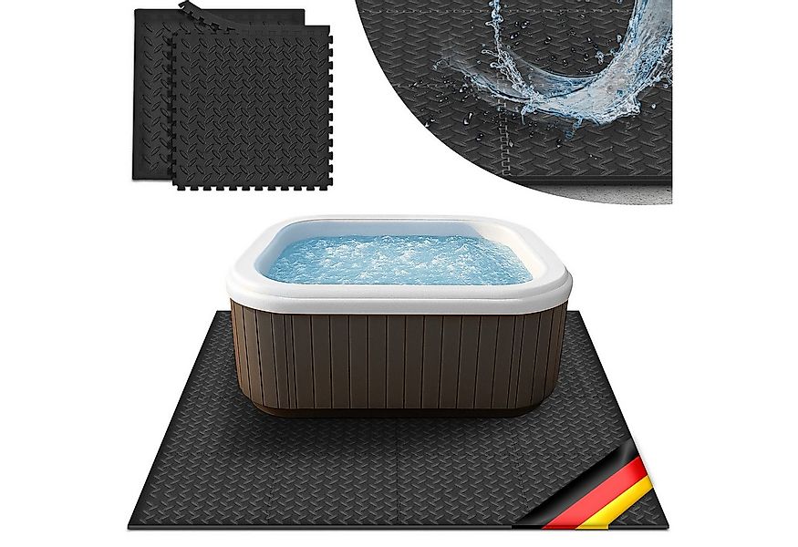 tillvex Pool-Bodenschutzfliese tillvex® Whirlpool Unterlage eckig 200 cm Bo günstig online kaufen