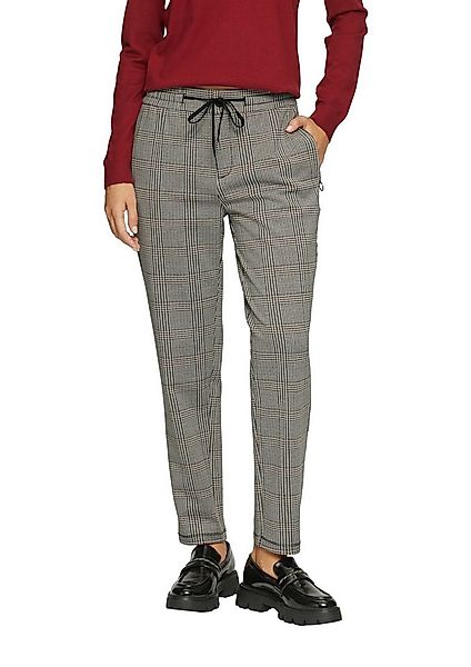 s.Oliver Stoffhose Sommerhose mit Karo Muster günstig online kaufen